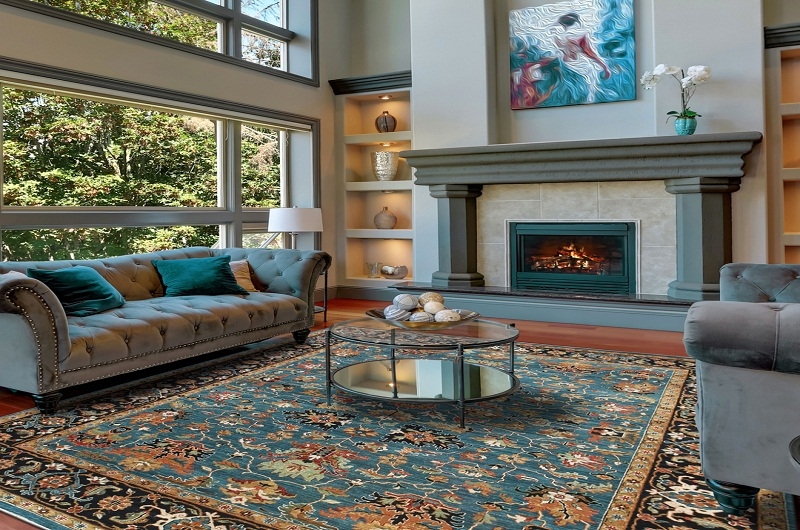 Décor your Living room with Amer rugs and position it at the best place